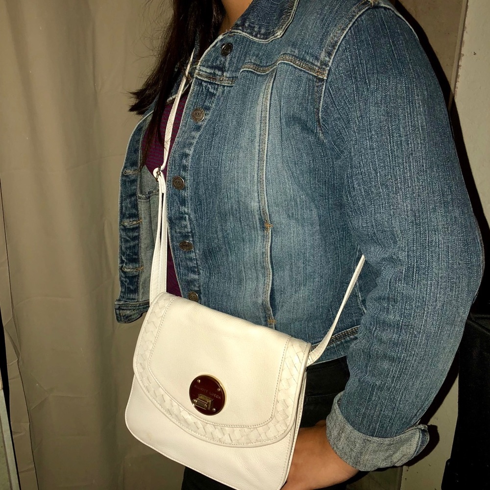 Elliott Lucca leather crossbody bag